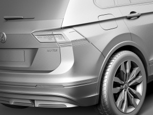 Volkswagen Tiguan 2017 Modelo 3D