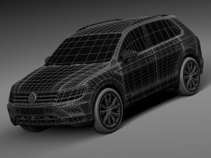 Volkswagen Tiguan 2017 Modelo 3D