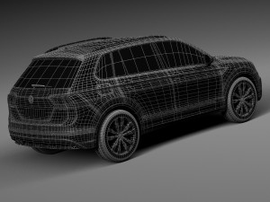 Volkswagen Tiguan 2017 Modelo 3D