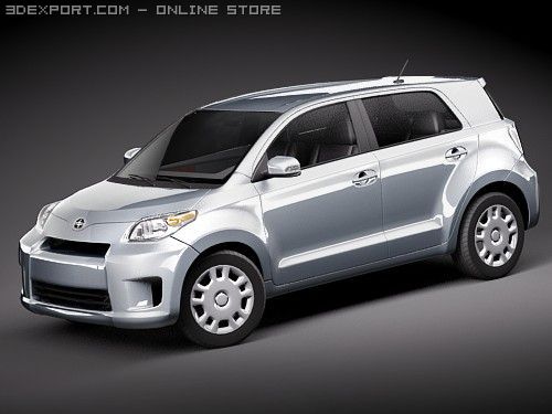 Scion xD Automobile 3D मॉडल .c4d .max .obj .3ds .fbx .stl .blend 