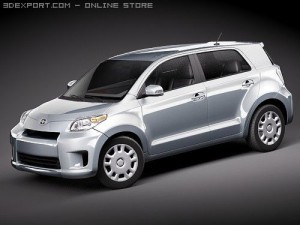 Scion xD Automobile 3D 모델
