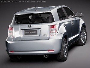 Scion xD Automobile 3D मॉडल