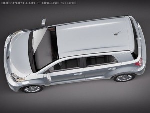 Scion xD Automobile 3D मॉडल
