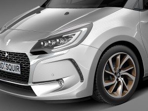 Citroen DS3 2016 Modelo 3D