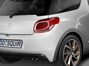 Citroen DS3 2016 Modelo 3D