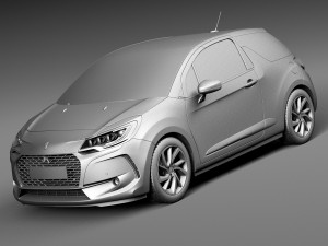 Citroen DS3 2016 Modelo 3D