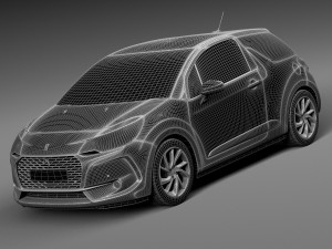 Citroen DS3 2016 Modelo 3D