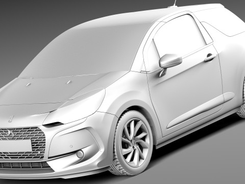 Citroen DS3 2016 3D 모델