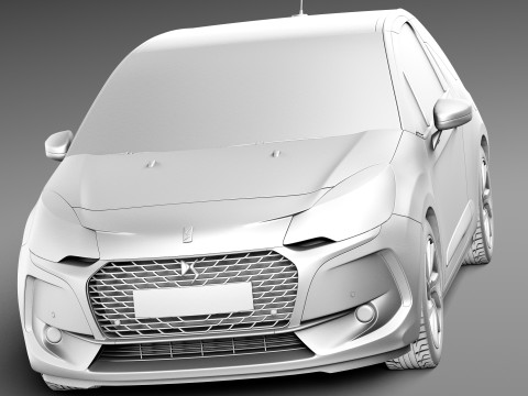 Citroen DS3 2016 3D 모델