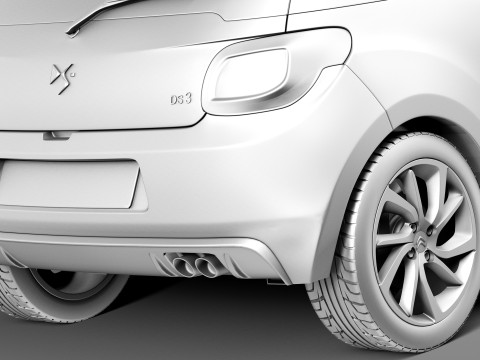 Citroen DS3 2016 3D 모델