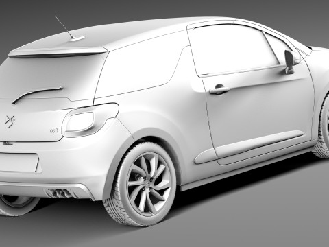 Citroen DS3 2016 3D 모델