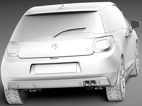 Citroen DS3 2016 3D 모델