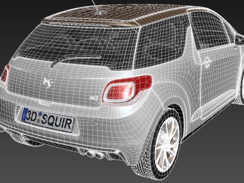 Citroen DS3 2016 3D 모델