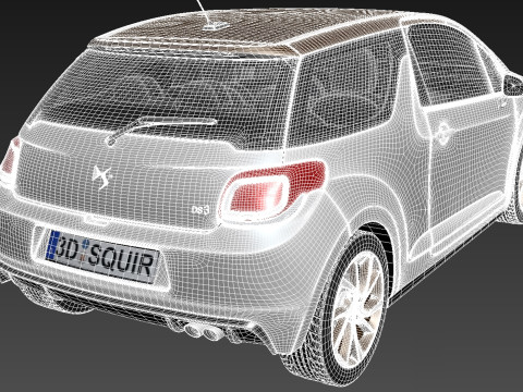 Citroen DS3 2016 3D 모델