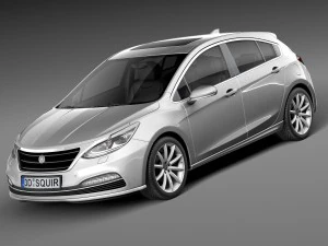 Generic Hatchback V3 2016 3D Model