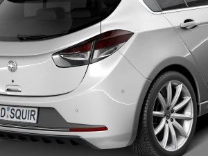 Generic Hatchback V3 2016 3D Model