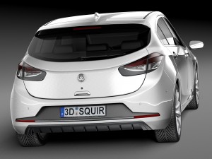 Generic Hatchback V3 2016 Modelo 3D