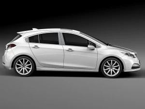 Generic Hatchback V3 2016 3D Model