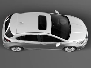 Generic Hatchback V3 2016 3D Model