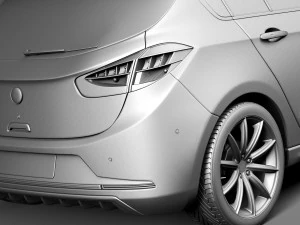 Generic Hatchback V3 2016 3D Model