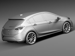 Generic Hatchback V3 2016 Modelo 3D