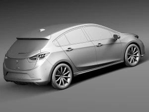 Generic Hatchback V3 2016 3D Model