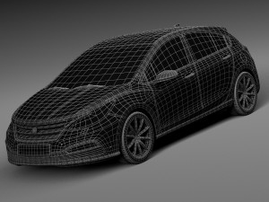 Generic Hatchback V3 2016 Modelo 3D