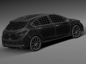 Generic Hatchback V3 2016 3D Model