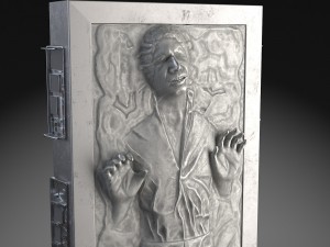 Star Wars Han Solo in Carbonite 3D Модель