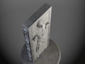 Star Wars Han Solo in Carbonite 3D Модель
