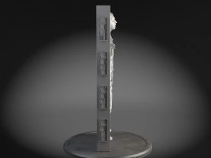 Star Wars Han Solo in Carbonite 3D Model
