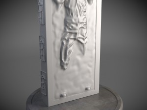 Star Wars Han Solo in Carbonite 3D Модель
