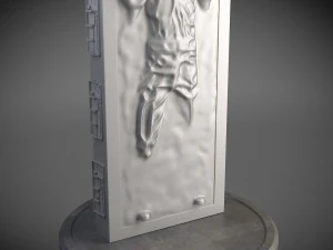 Star Wars Han Solo in Carbonite 3D Model