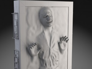 Star Wars Han Solo in Carbonite 3D Модель