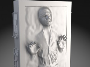 Star Wars Han Solo in Carbonite 3D Модель
