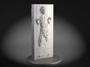 Star Wars Han Solo in Carbonite 3D Модель