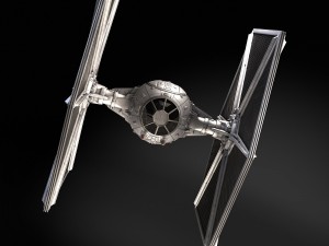 Star Wars Tie Fighter with Interior 3D Model