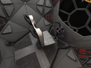 Star Wars Tie Fighter with Interior 3D Model