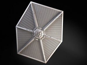 Star Wars Tie Fighter with Interior 3D Model