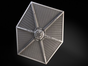 Star Wars Tie Fighter with Interior 3D Model