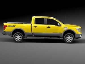 Nissan Titan XD 2016 Lowpoly 3D 模型