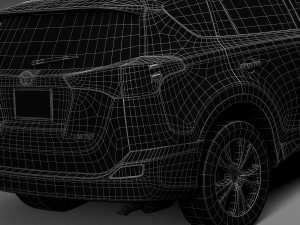 Toyota RAV4 2015 Lowpoly 3D Модель