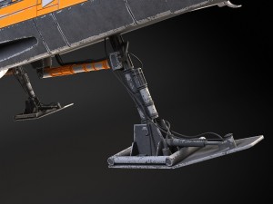 Star Wars X-wing Fighter Black with Interior 3D Model