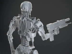 Terminador T-800 Modelo 3D