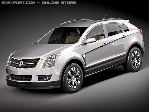 SRX 2010 SUV 3D Model .c4d .max .obj .3ds .fbx .stl .blend