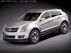 SRX 2010 SUV 3Dモデル