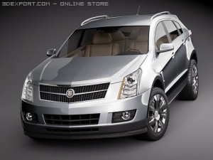 SRX 2010 SUV 3D Model