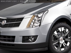 SRX 2010 SUV 3D Model