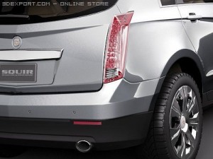 SRX 2010 SUV 3D Model