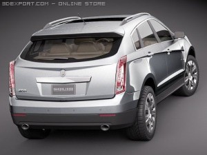 SRX 2010 SUV 3D Model